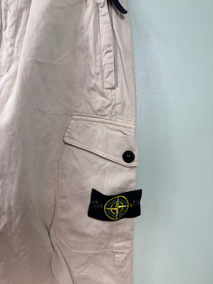 Stone Island Beige RE-T Cargo Bottoms