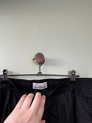 Stone Island Black RE-T Cargo Bottoms