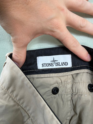 Stone Island Beige RE-T Cargo Bottoms