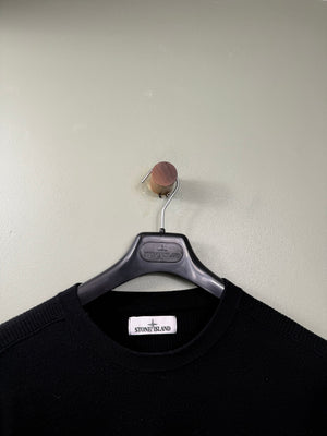 Stone Island Black Knit Jumper