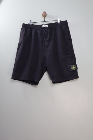 Stone Island Black Shorts