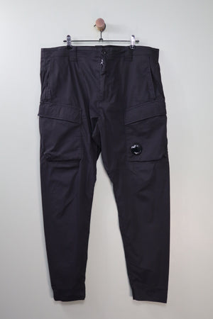 C.P. Company Black Cargo Bottoms