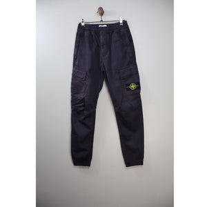 Stone Island Black RE-T Cargo Bottoms