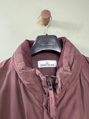 Stone Island Maroon Micro Reps Down Jacket