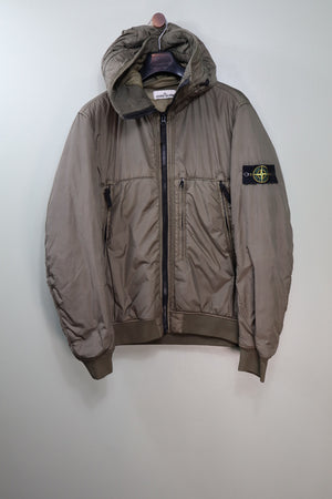 Stone Island Khaki Crinkle Reps Jacket