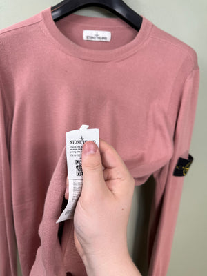 Stone Island Pink Knit Jumper