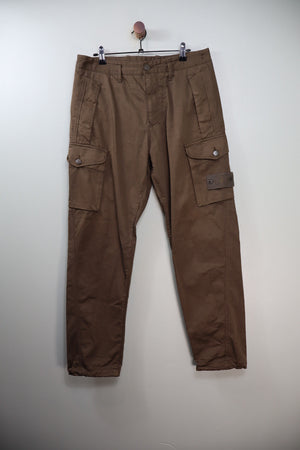 Stone Island Khaki Ghost CO Cargo Bottoms