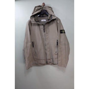 Stone Island Khaki Water Repellent Supima Cotton Jacket