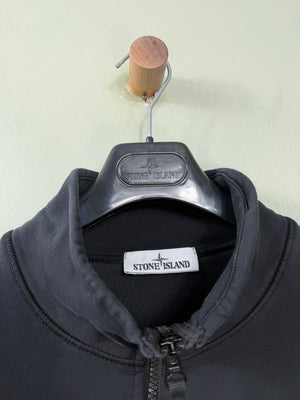 Stone Island Black 1/4 Zip Jumper