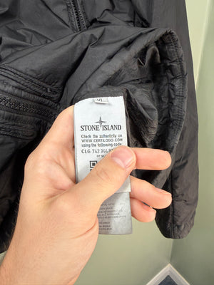 Stone Island Black Crinkle Reps Jacket