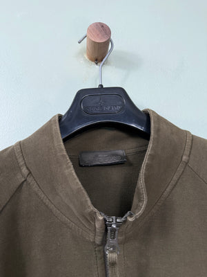 Stone Island Khaki Ghost Zipped Jumper