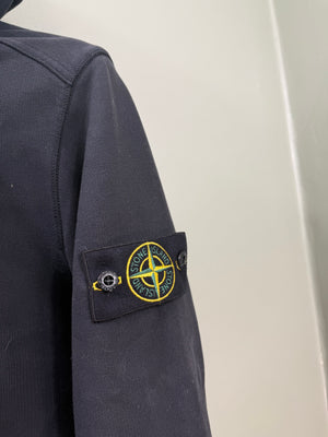Stone Island Black Zipped Hoodie