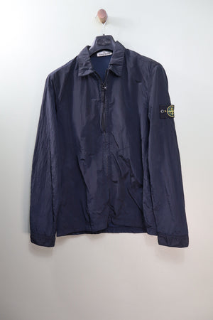 Stone Island Navy Nylon Metal Overshirt