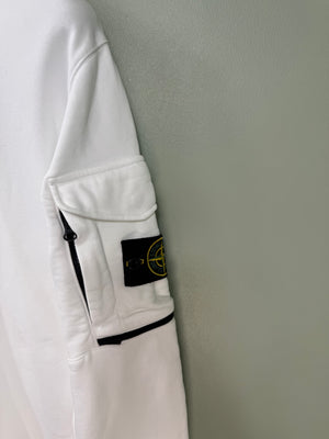 Stone Island White Jumper