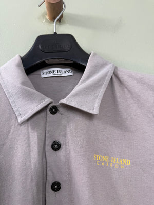 Stone Island Grey Carbon Polo Shirt