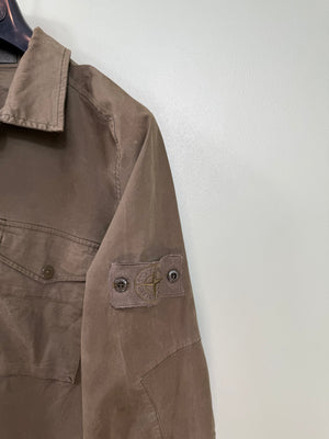 Stone Island Khaki Ghost Overshirt