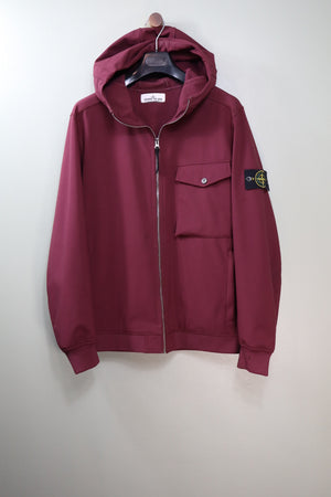Stone Island Burgundy Soft Shell Jacket
