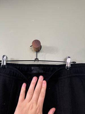 Stone Island Black Knit Ghost RE Cargo Bottoms