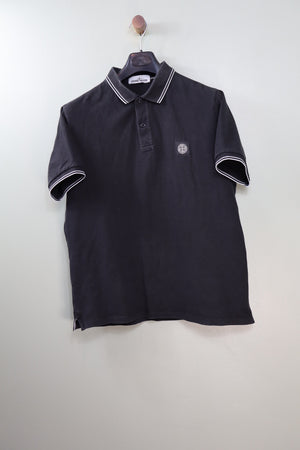 Stone Island Black Slim Fit Polo