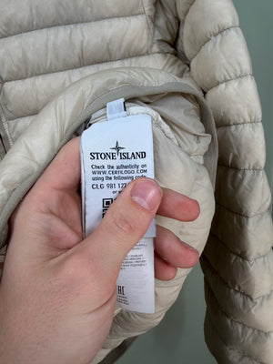 Stone Island Beige Micro Yarn Down Jacket