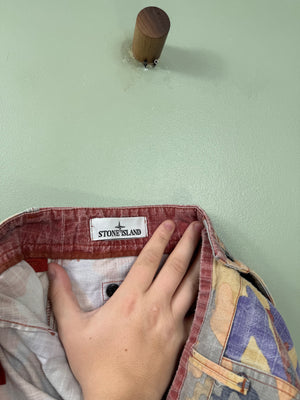 Stone Island Heritage Camo RE Cargo Bottoms