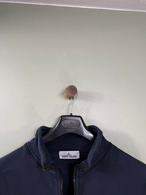Stone Island Navy 1/4 Zip Jumper
