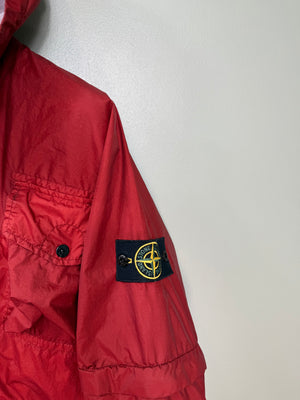 Stone Island Red Membrana Parka Jacket