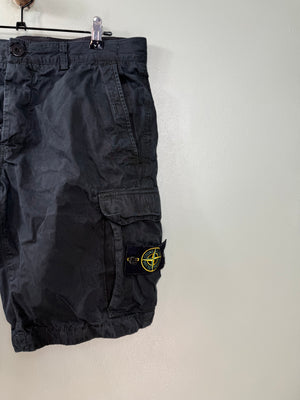 Stone Island Black SL Cargo Shorts