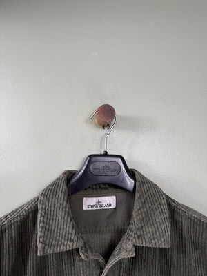 Stone Island Khaki Corduroy Overshirt