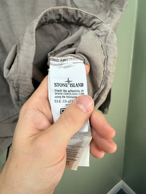 Stone Island Grey Smock Overshirt