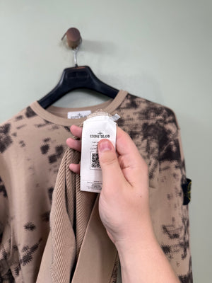 Stone Island Khaki Camo Jumper