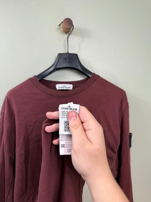 Stone Island Burgundy Jumper