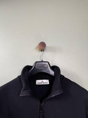 Stone Island Black 1/4 Zip Jumper