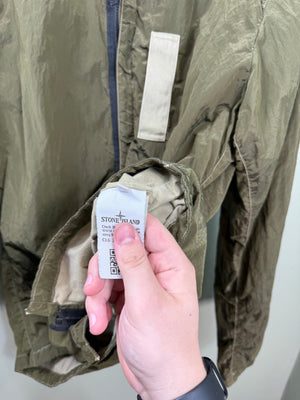 Stone Island Khaki Nylon Metal Overshirt