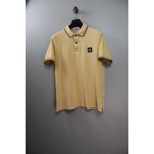 Stone Island Yellow Slim Fit Polo