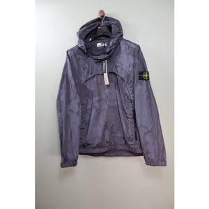 Stone Island Grey Nylon Metal Camo Smock