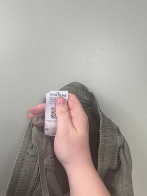 Stone Island Khaki RE-T Cargo Bottoms