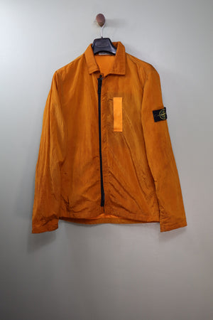 Stone Island Orange Nylon Metal Overshirt