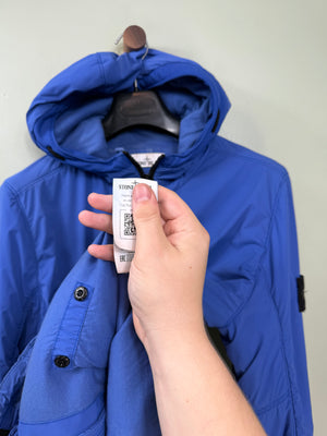 Stone Island Blue Comfort Tech Composite Alpha Jacket