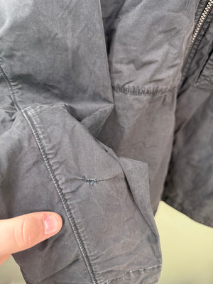 Stone Island Black Supima Cotton Twill Jacket