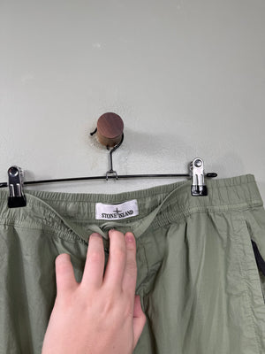 Stone Island Green RE-T Cargo Bottoms