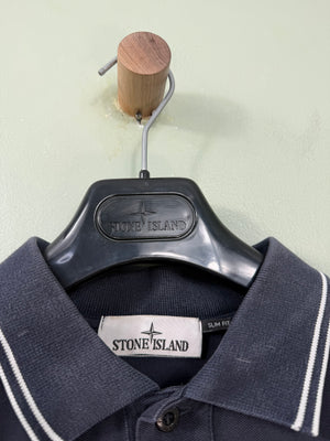 Stone Island Navy SL Polo Shirt
