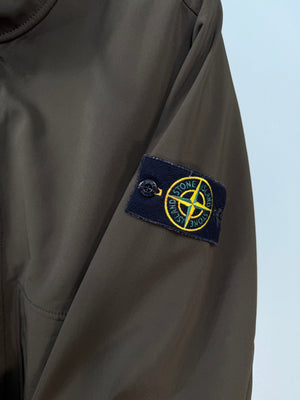 Stone Island Khaki Soft Shell Jacket
