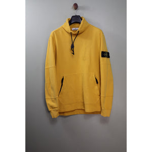 Stone Island Yellow Mock Neck Smock Jumper