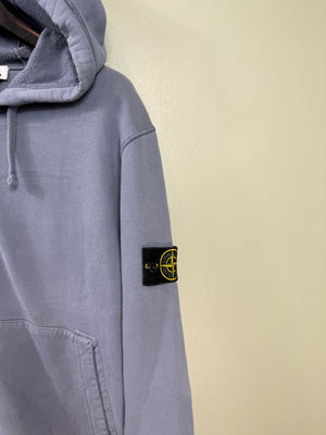 Stone Island Purple Zipped Hoodie