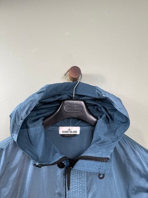 Stone Island Blue Nylon Raso Smock