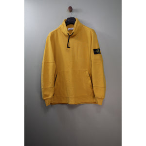 Stone Island Yellow Mock Neck Jumper