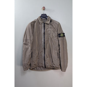 Stone Island Green Nylon Metal Overshirt