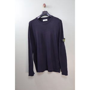 Stone Island Navy Knit Jumper
