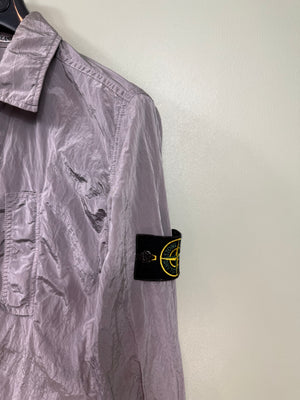 Stone Island Grey Nylon Metal Overshirt